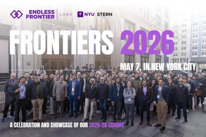 Endless Frontier Labs Frontiers 2026 cohort gathering in New York